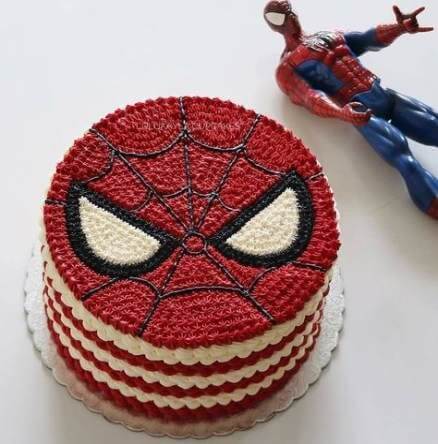 Xem bánh sinh nhật hình Spider man